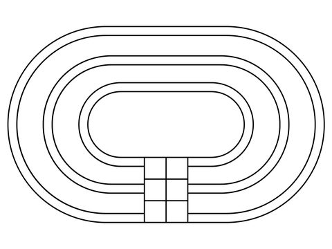 Running track coloring page free printable coloring pages