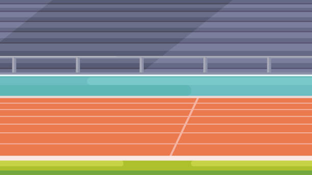 Track field stock illustrations royalty