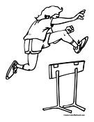 Running coloring pages