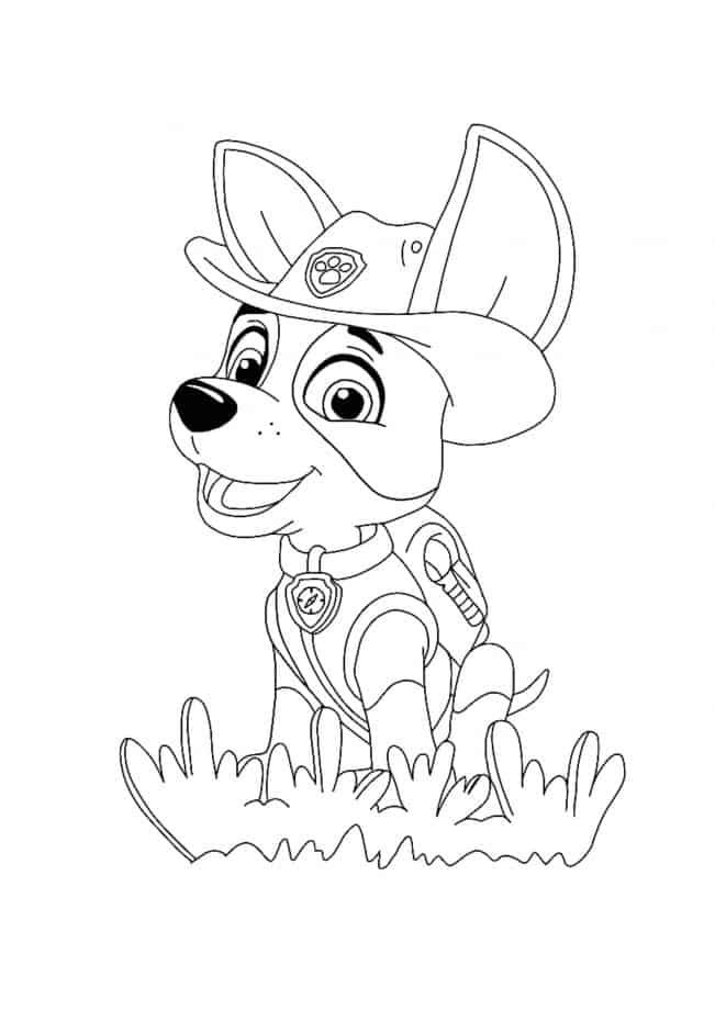 Paw patrol tracker paw patrol coloring paw patrol coloring pages unicorn coloring pages