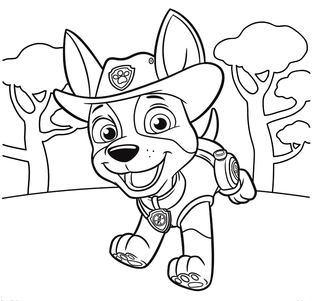 Paw patrol coloring pages