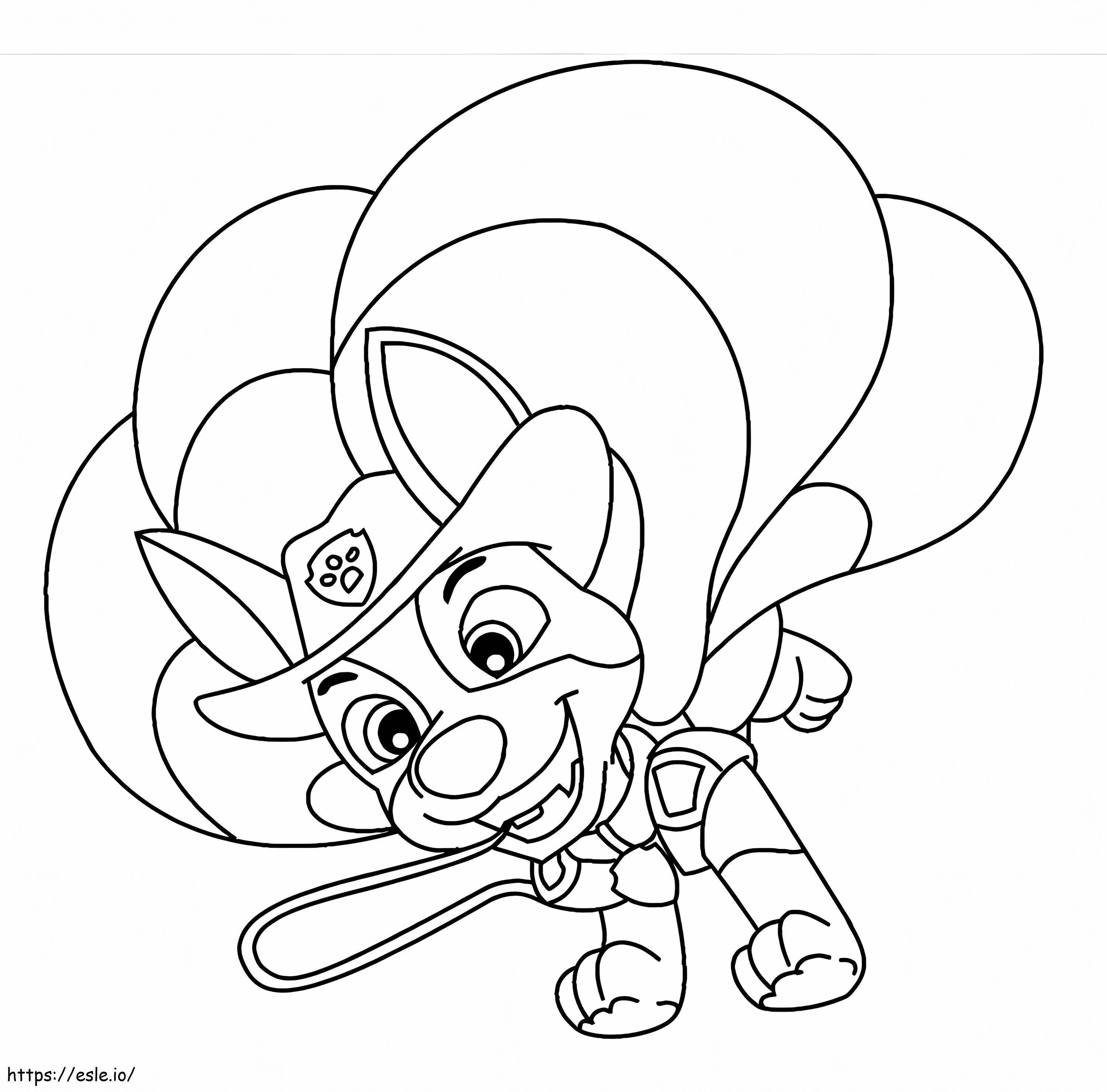 Cool tracker coloring page