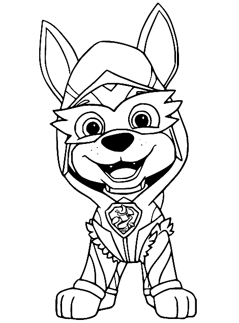 Tracker paw patrol coloring pages printable for free download