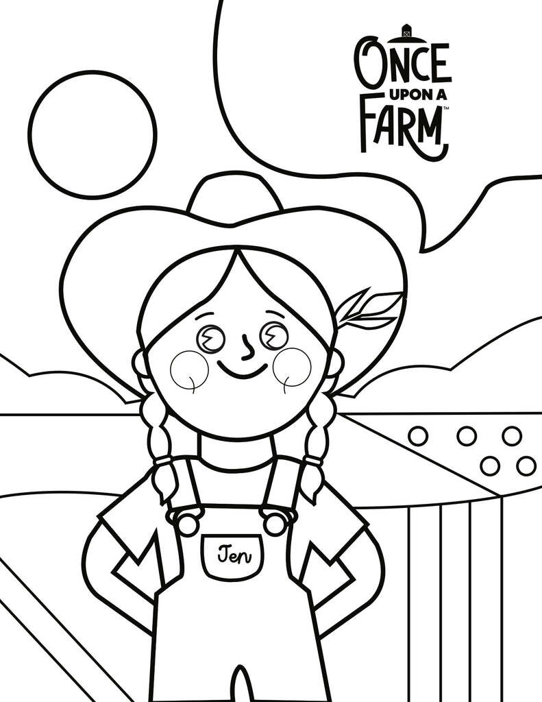 Printable coloring pages from the farm â once upon a farm