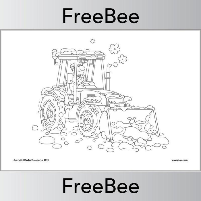 Free farm colouring pages pdf by