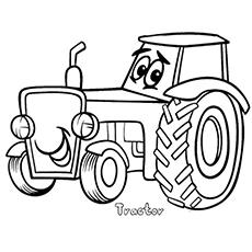 Top free printable tractor coloring pages online