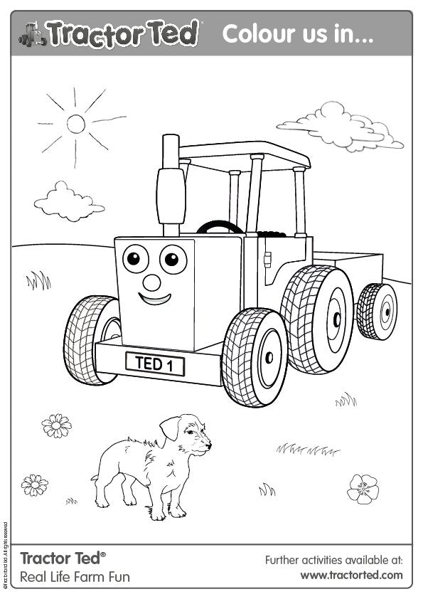 Colouring in â tractor ted