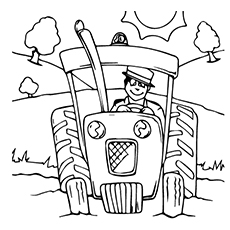 Top free printable tractor coloring pages online