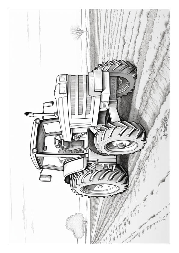 Tractor coloring pages free printable coloring sheets for kids