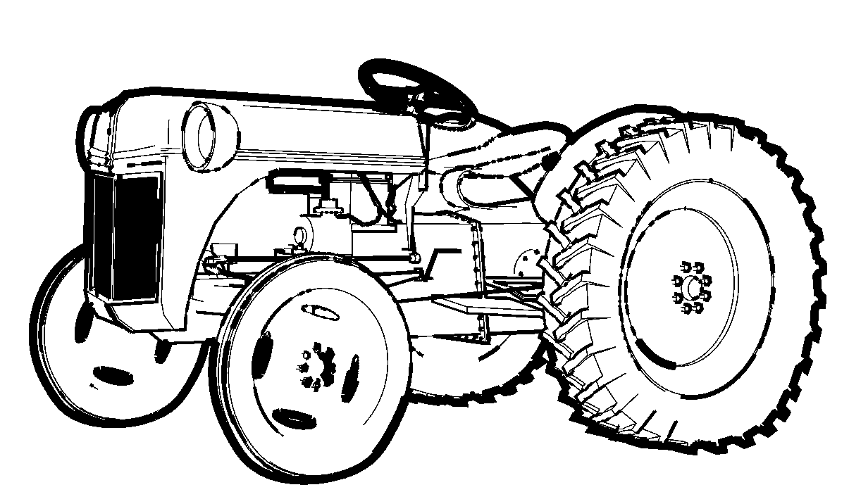 Free printable tractor coloring pages for kids