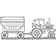 Top free printable tractor coloring pages online