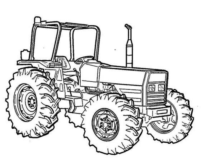 John deere tractor coloring pages