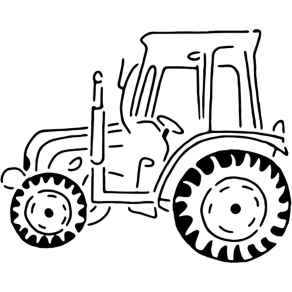 Tractor wall stencils templates ws