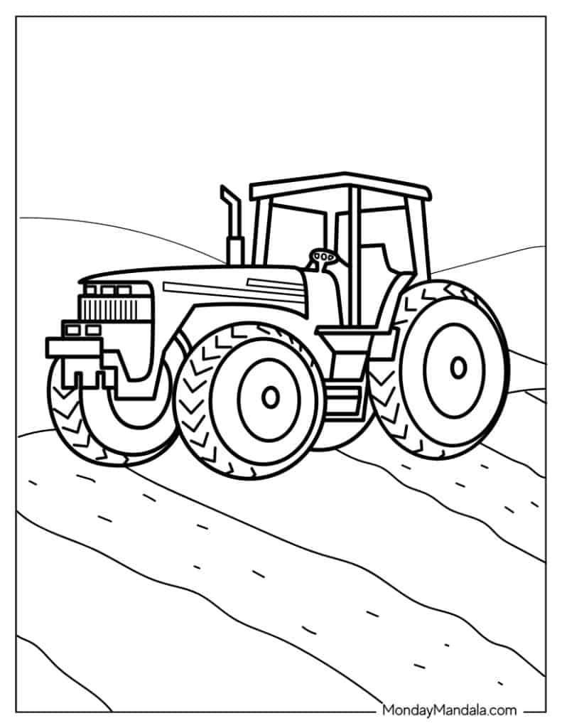 Farm coloring pages free pdf printables