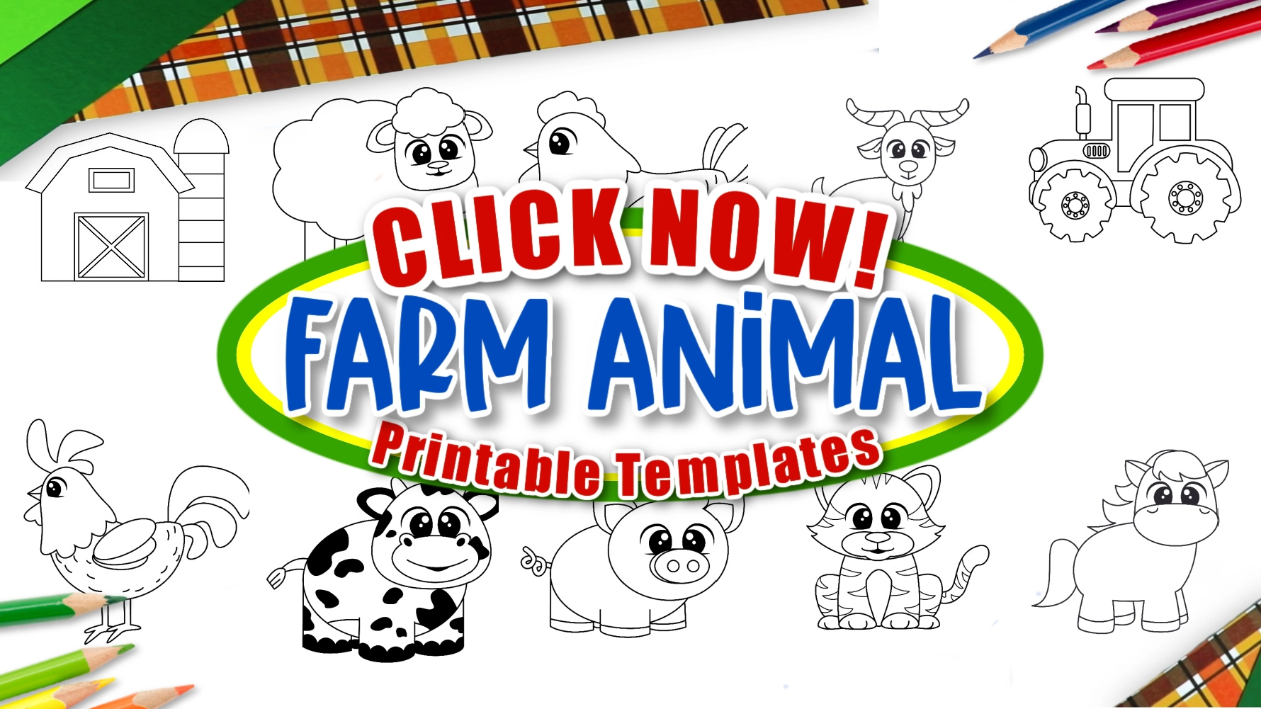 Free printable tractor template â simple mom project