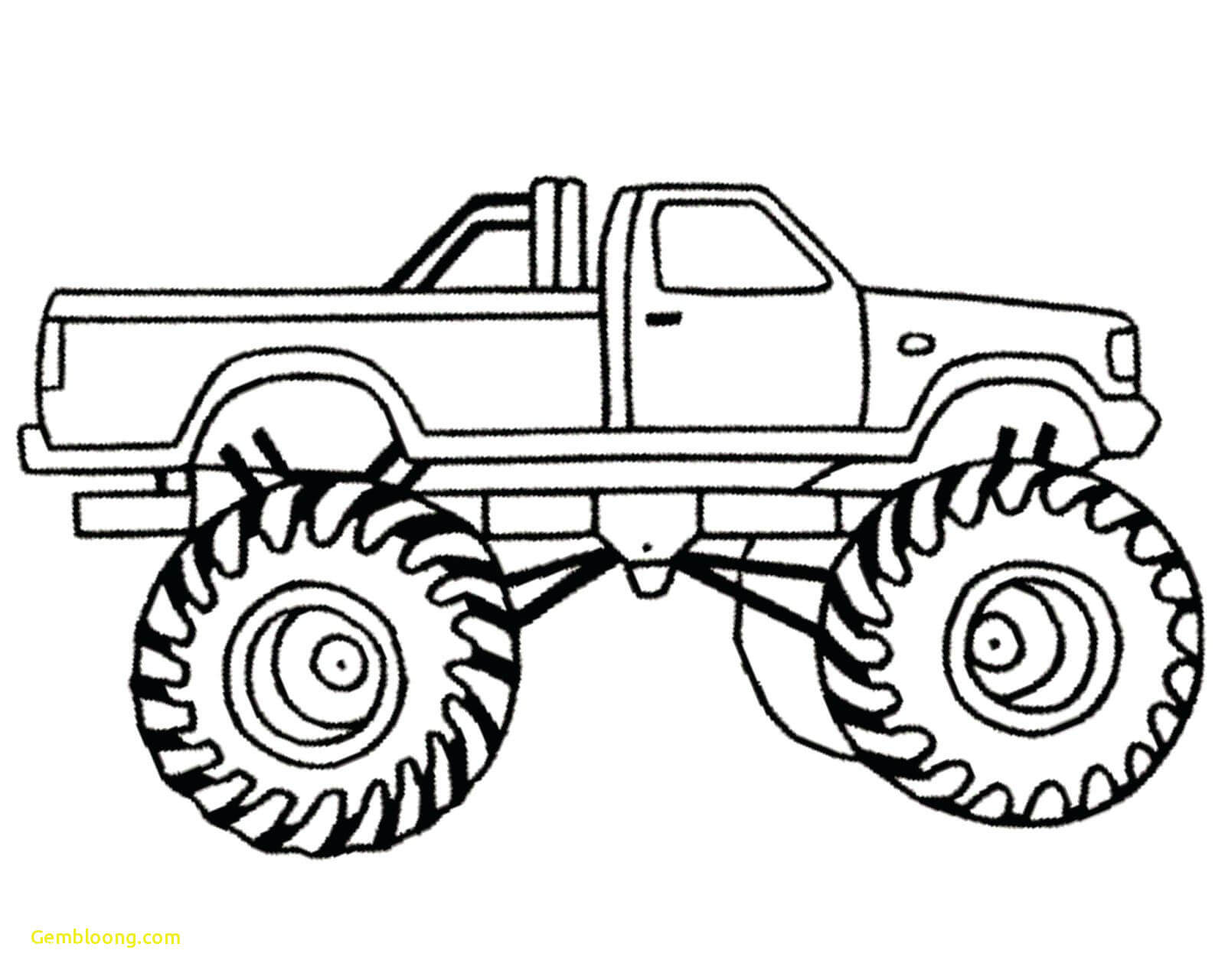 Fabulous truck coloring page