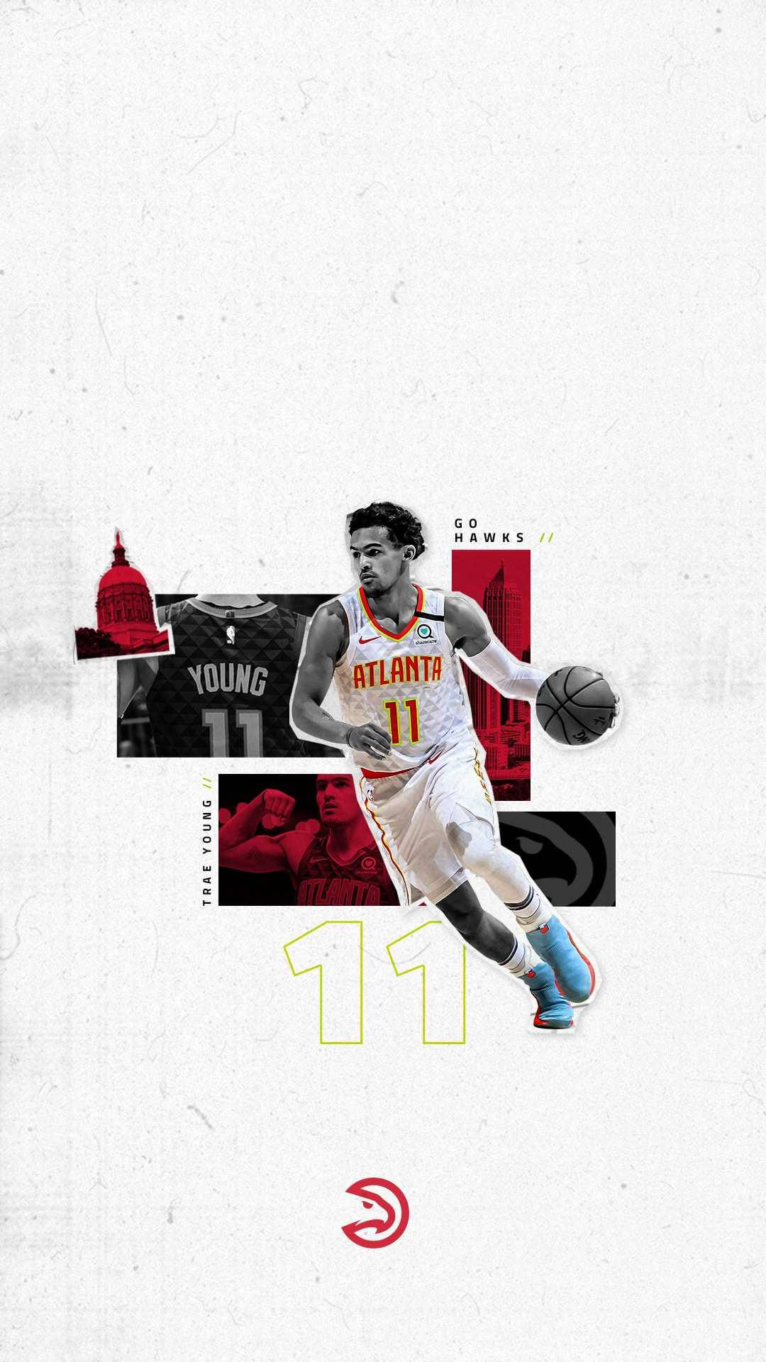 بوعّوف on X: #Wallpaper - Trae Young B&W : #TrueToAtlanta