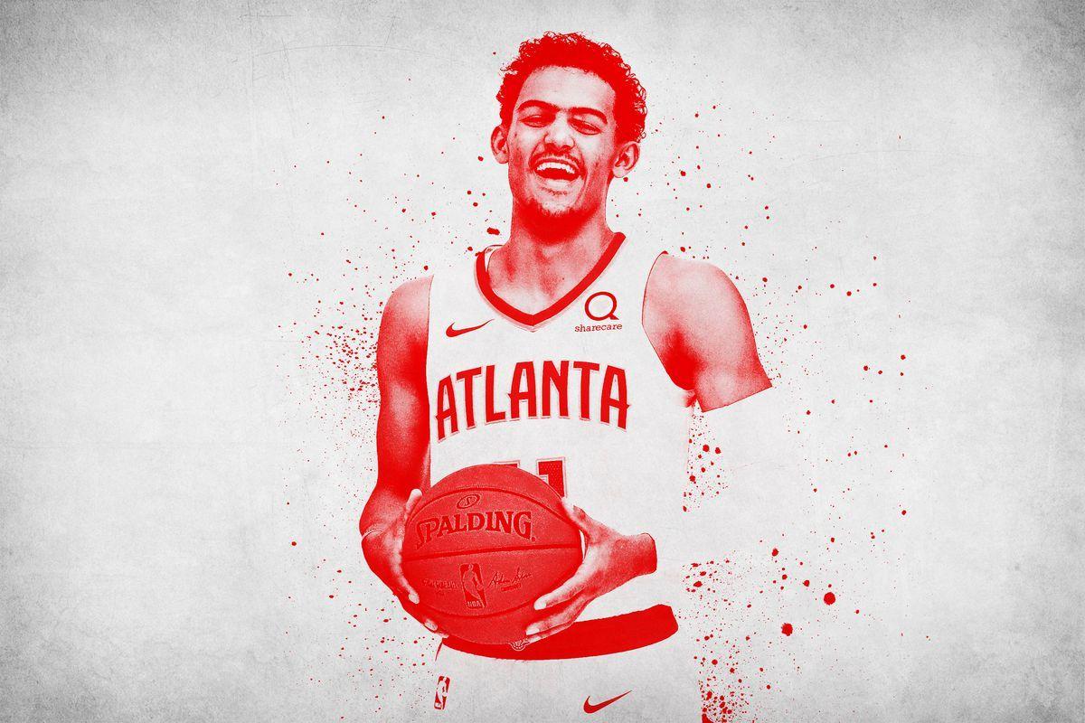 بوعّوف on X: #Wallpaper - Trae Young B&W : #TrueToAtlanta