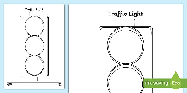 Traffic light template teacher made