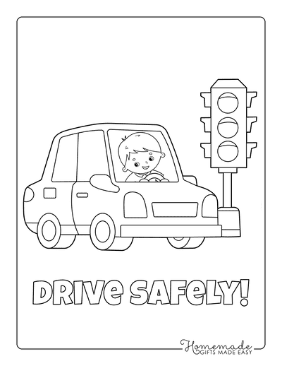 Free printable car coloring pages for kids