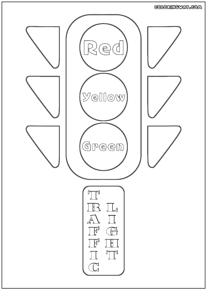 Traffic light coloring pages coloring pages to download and print