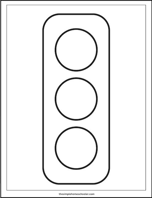 Terrific traffic light coloring pages free easy print