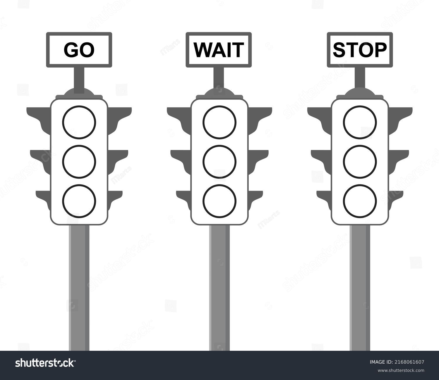 Hundred coloring pages traffic lights royalty