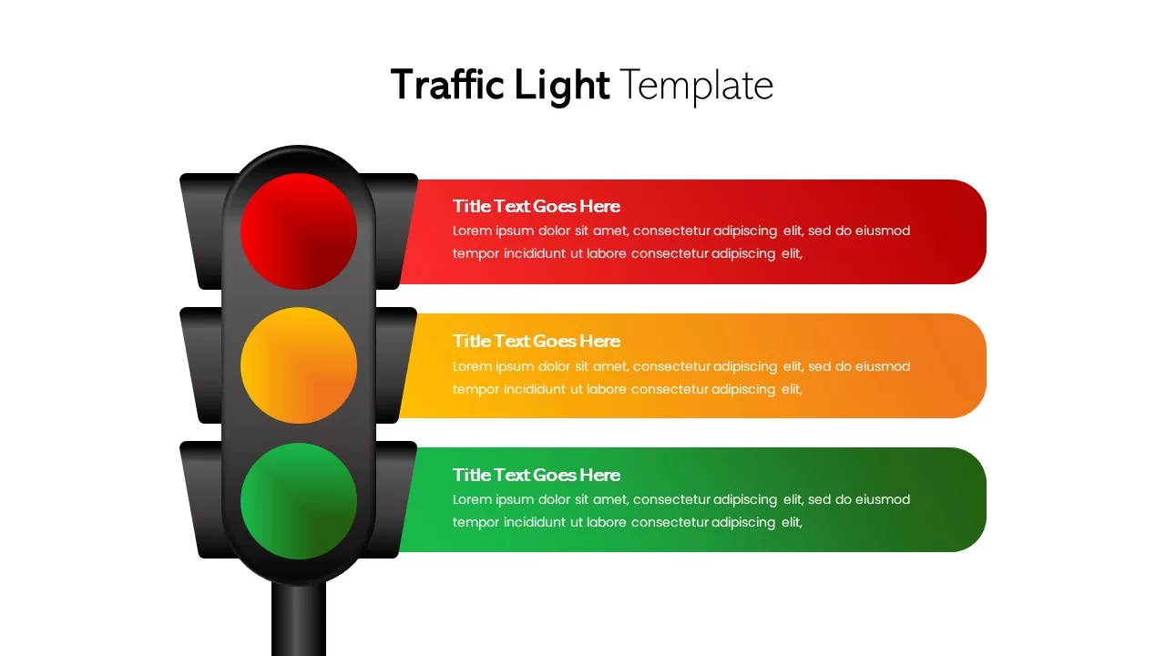 Traffic lights template