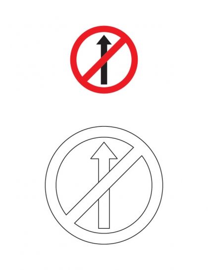 No entry traffic sign colorg page download free no entry traffic sign colorg page for kids best coâ traffic signs colorg pages for kids colorg pages