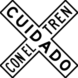 Road and traffic signs in mexico