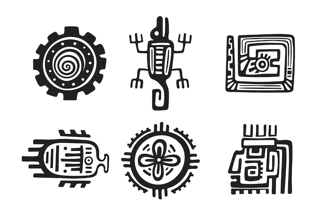 Aztec symbol images