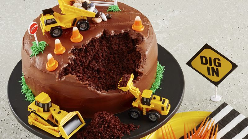 Construction site cake recipe