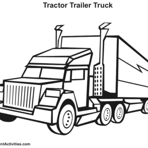 Truck coloring pages printable for free download