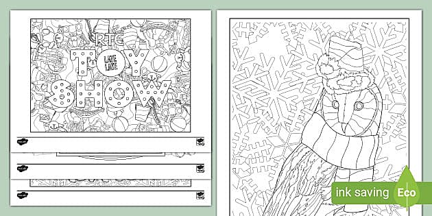 The late late toy show mindfulness colouring sheets