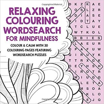 Relaxing louring wordsearch for mindfulness lour calm with louring pages featuring wordsearch puzzles