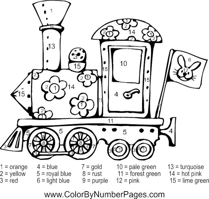 Train color by number baby coloring pages fall coloring pages coloring posters