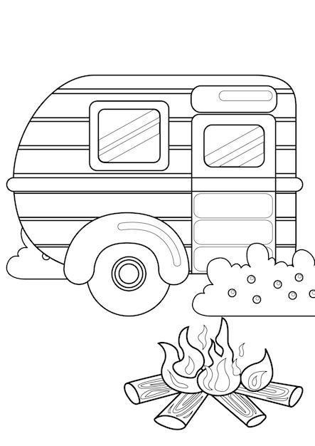 Page easy train coloring page images