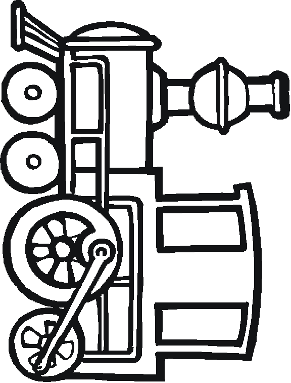 Free transportation coloring pages from