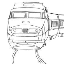 Old rail car coloring pages