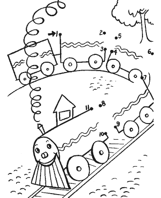 Train coloring pages