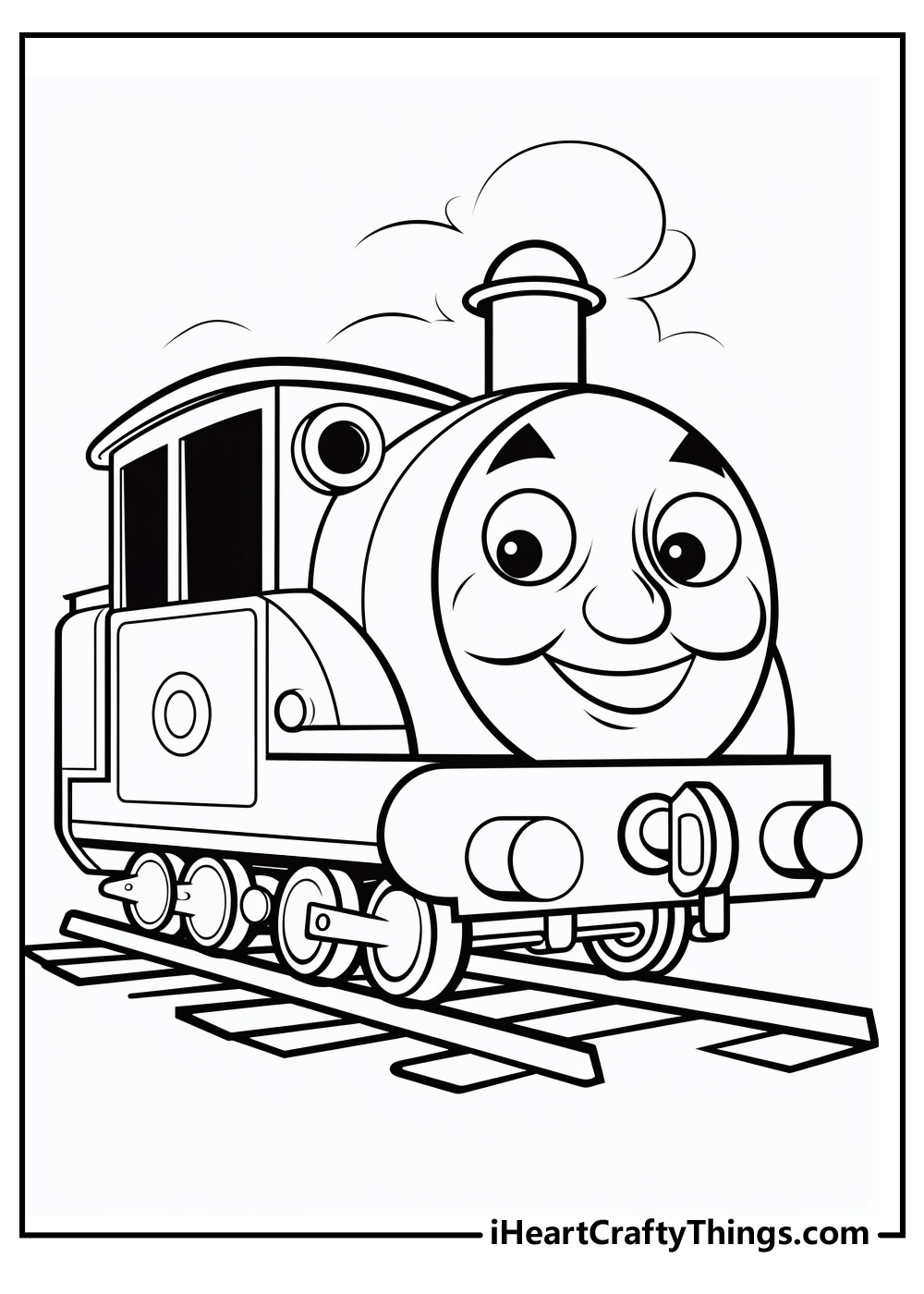 Thomas the train coloring pages free printables