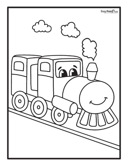 Printable train coloring pages â sheets to color