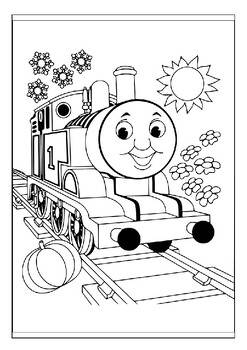 Printable thomas and friends coloring pages explore the lovable world of trains