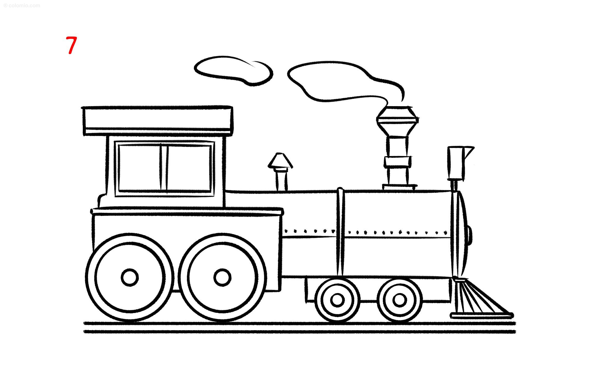 Trains coloring pages free printable train coloring sheets