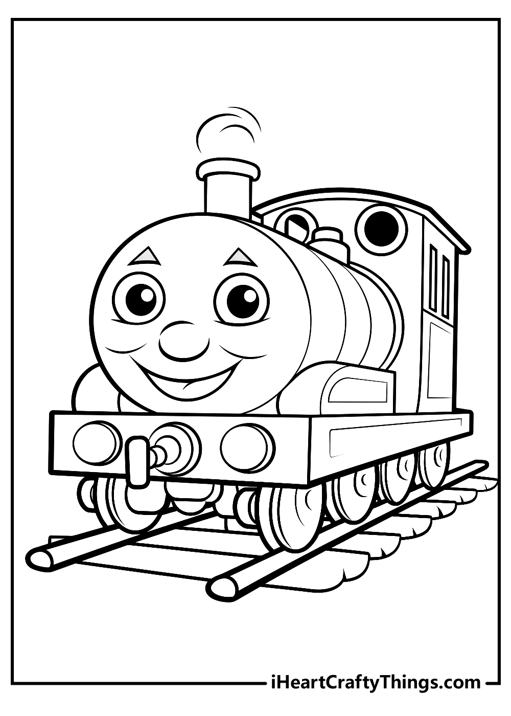 Thomas the train coloring pages free printables