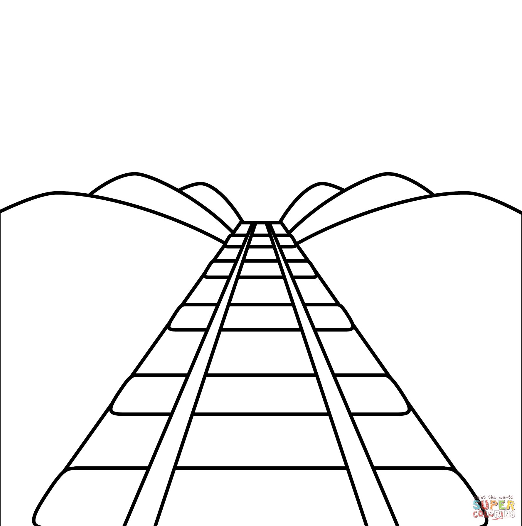 Railway track emoji coloring page free printable coloring pages