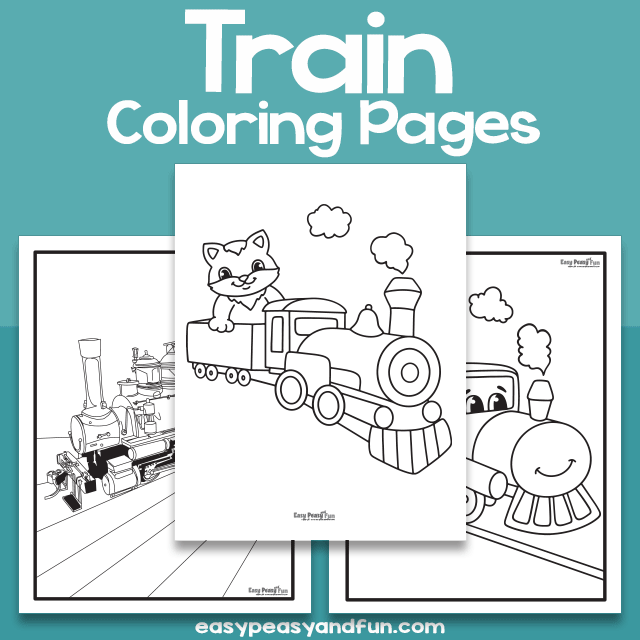 Printable train coloring pages â sheets to color