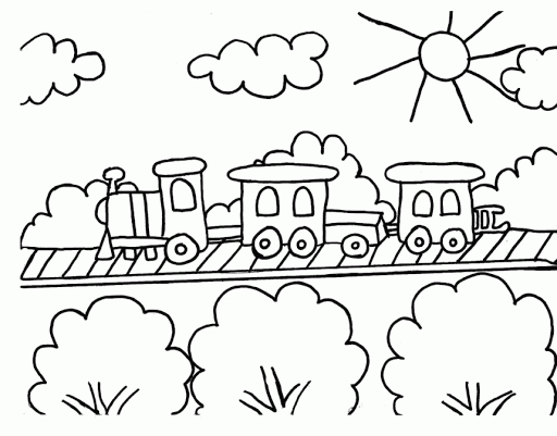 Coloring pages download train coloring pages