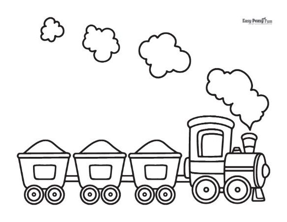 Printable train coloring pages â sheets to color