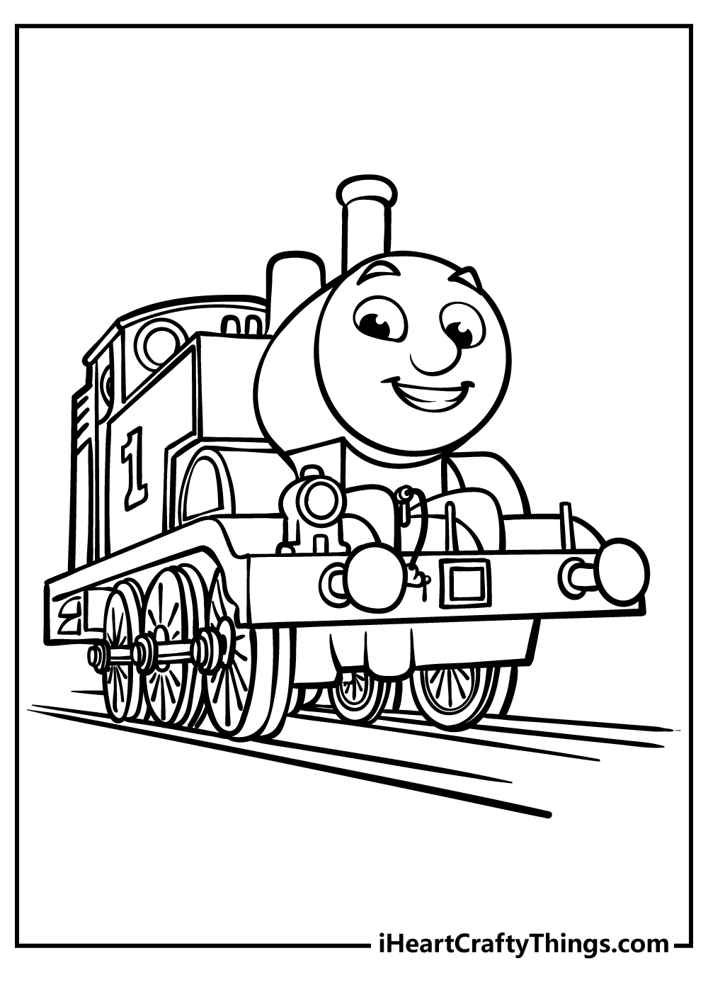 Thomas the train coloring pages free printables